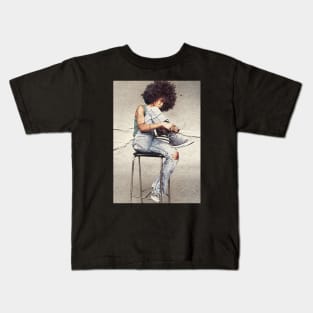 VINTAGE ERYKAH STYLE Kids T-Shirt